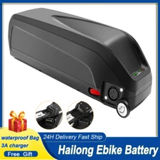 48V 15Ah-30Ah Hailong Ebike Battery 0W-1200W Electric Bike Motor Lithium Battery