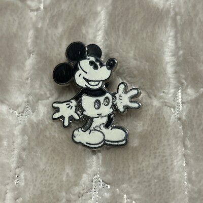Disney FIRST RELEASE Mickey Mouse Black White Pie Eyed B/W