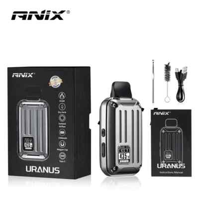 ANIX URANUS, Phyto-Verdampfer für Heilkräuter, USB-C, Gunmetal-grau
