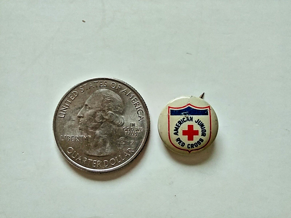 Vintage American Junior Red Cross Metal Pinback Pin Lapel Hat | eBay