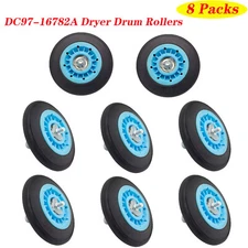 8Pack Dryer Drum Roller DC97-16782A for Samsung DC97-07523A PS4221885 AP5325135