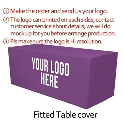 Mantel elástico con logotipo personalizado de spandex para banquete boda exposición - Imagen 18 de 18