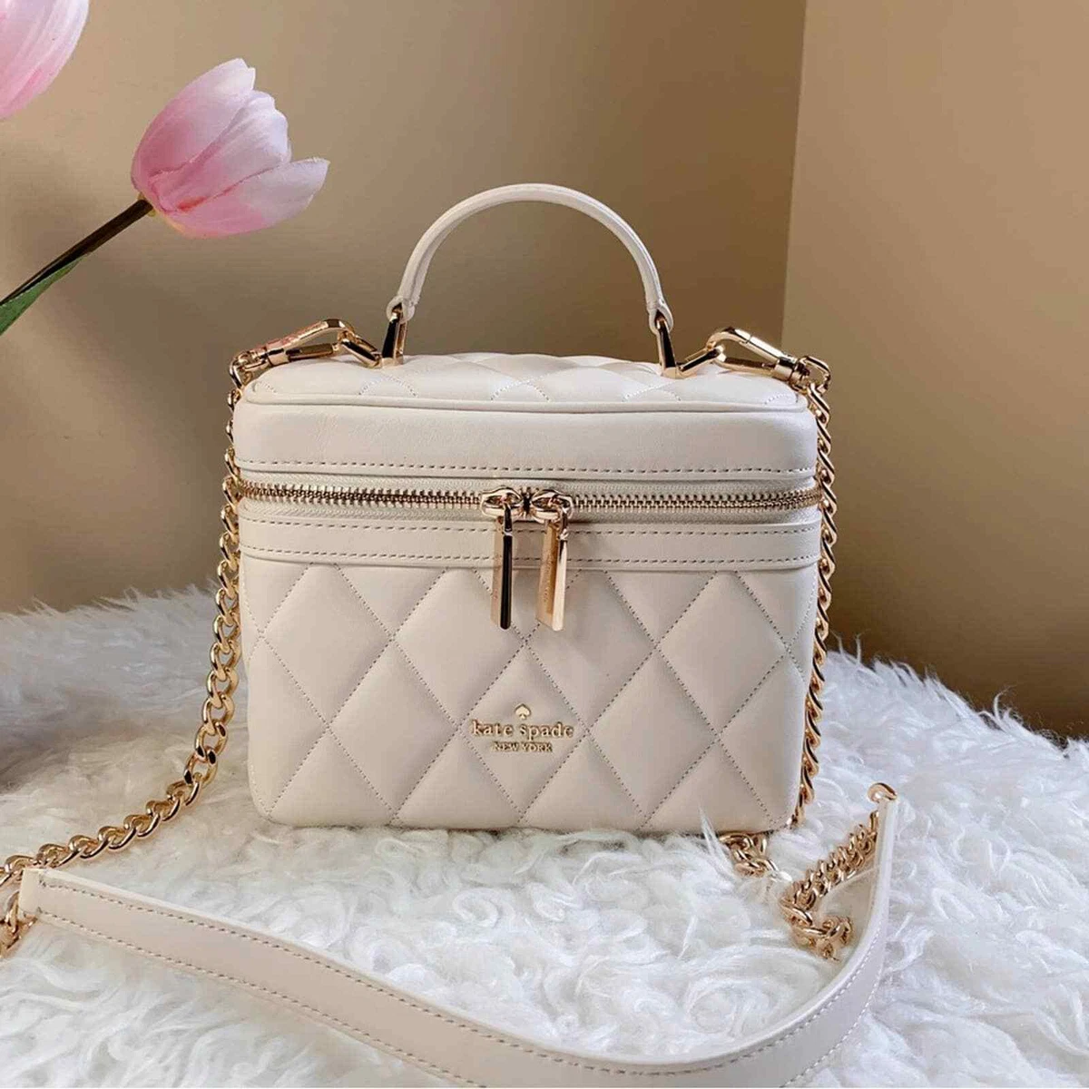 Kate spade Carey Quilted leather Trunk Crossbody