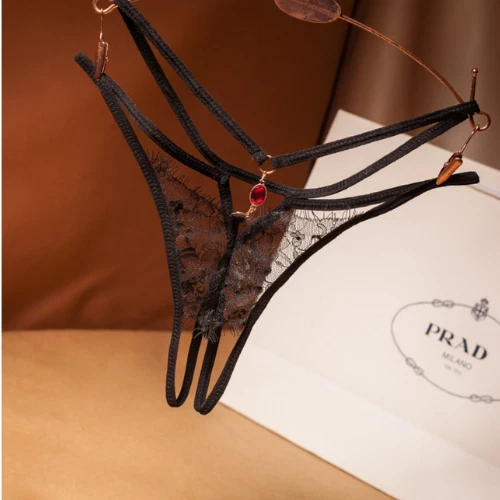 Mujeres Ropa Interior Sexy Bragas Abiertas Entrepierna Knickers Caliente Erótica Tentación Lencería Foto 4 de 4