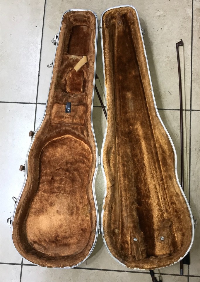 Vintage 1973 E.R. Pfretzschner 4/4 Violin West Germany Case/2 Bows