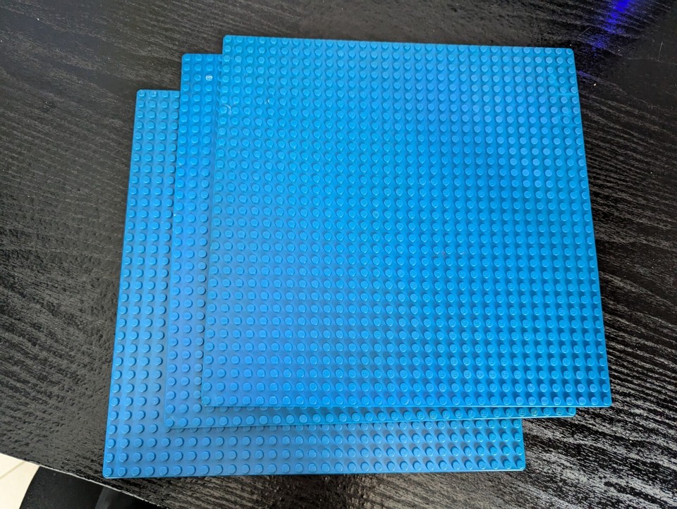 Lego Baseplate 32x32 Official Genuine 3811 Blue Base Plate Platform Sea
