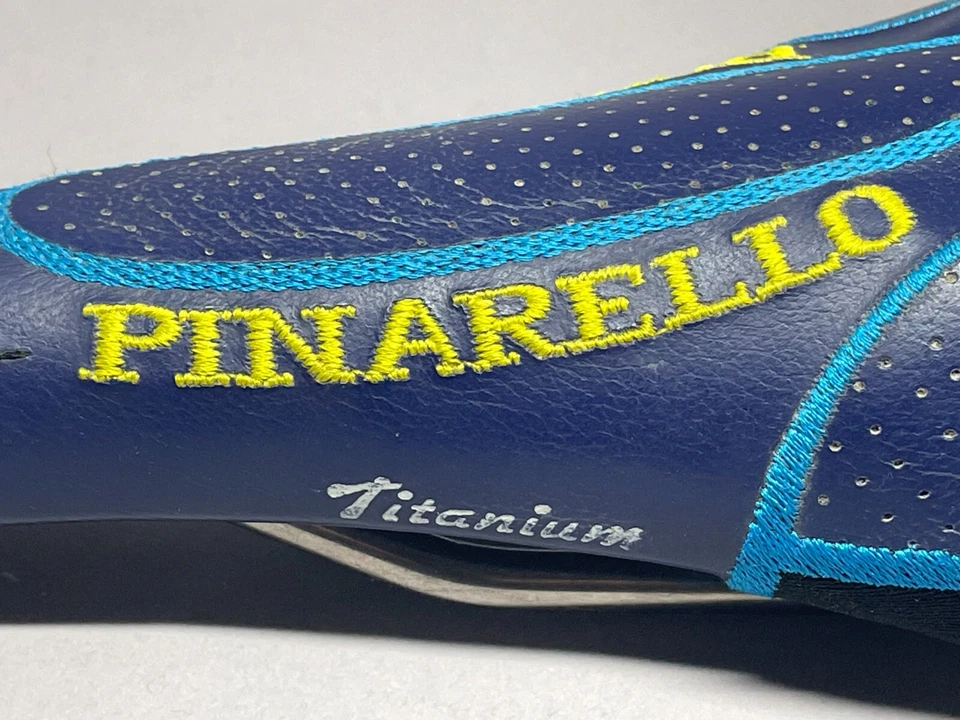 NOS SELLE ITALIA PINARELLO Flite 1997 蓝色 复古 SADDLE 座椅 赛车 自行车 — 第 4/4 张图片