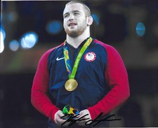 Olympic Gold Medalist KYLE SNYDER Signed Autographed Wrestler Photo OHIO STATE 