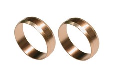 25mm Compression Olives / Rings for MDPE Plumbing Fittings (2 Pack)