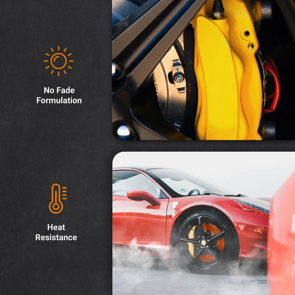 ERA Paints 2K Aerosol Brake Caliper Paint Hi-Temp Resistance, Extreme Durability — 第 4/4 张图片