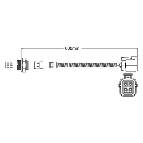 PAT EGO-615 Exhaust Gas Oxygen Sensor - Picture 2 of 2