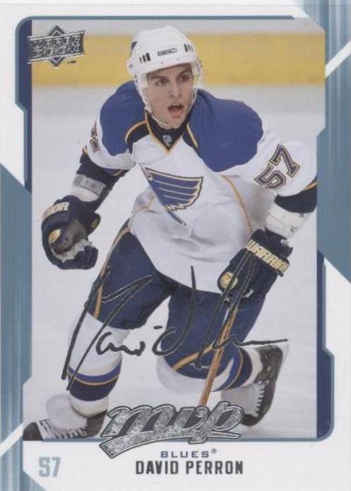 2008-09 Upper Deck MVP - David Perron #256 - 1 of 1