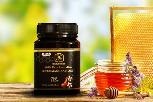 MANUKAECO - 100% RAW AUSTRALIAN MANUKA HONEY MGO 550+ 500g X 12 jars wholesale - Picture 4 of 8