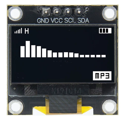 OLED Display 0,96" Zoll I2C 128x64Pixel weiß SSD1306 komp. zu Arduino Raspberry