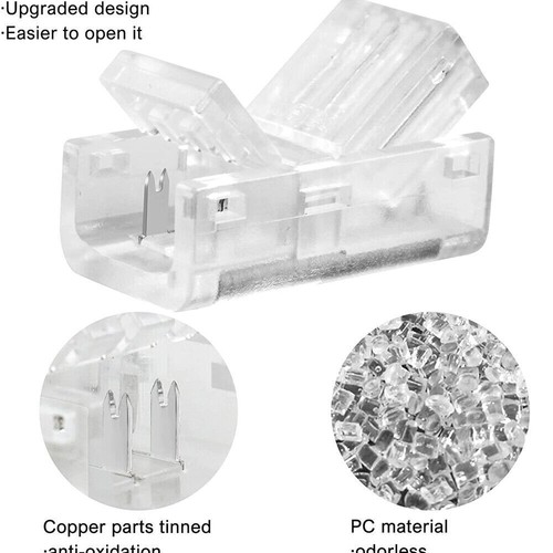 2/3/4 Pin COB LED Verbinder Adapter Quick Clip FOB Streifen Strip Zubehör Kabel - Picture 5 of 22