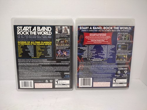 Rock Band (2007) y Rock Band 2 (2008) - Lote de 2 - PS3 - Probado - Completo - Imagen 2 de 6