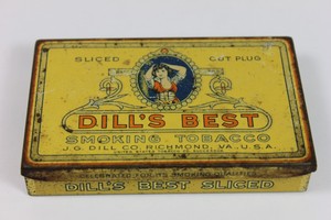 Dill S Best Smoking Tobacco Tin By J G Dill Co Richmond Va U S A Ebay