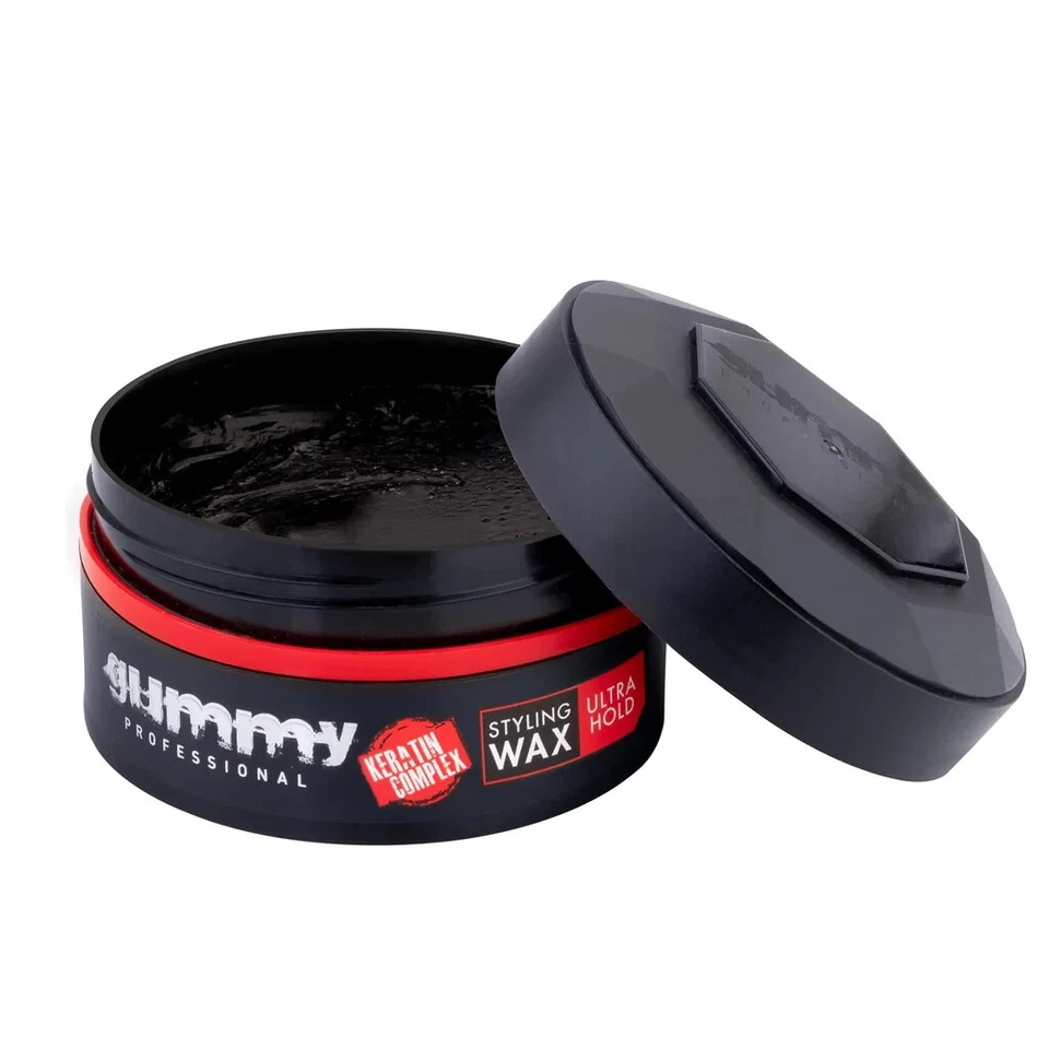 3x Fonex Gummy Styling Wax Rot Ultra Hold 3er Set (450ml) Haarwachs Haarwax - Bild 3 von 4