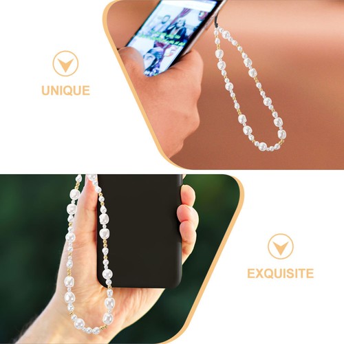 5 PCS Handy Kette Charme Für Telefonkoffer Telefonanhänger Perlen - Zdjęcie 5 z 12