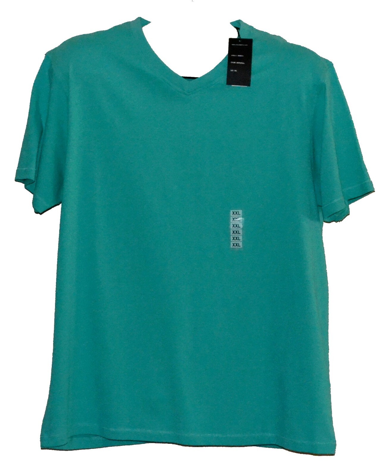 Xios Мужская зеленая футболка из хлопка, размер 2XL, НОВИНКА