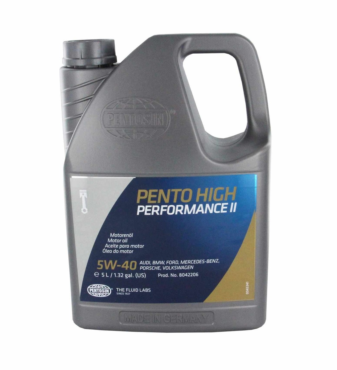 10L Pack PENTO HIGH PERFORMANCE II 5w40 Synthetic Engine Motor Oil