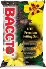 Michigan Peat 1420 Baccto Lite Premium Potting Soil, 20-Quart