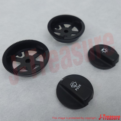 AE86 GT-APEX パワーウィンドウ内張セット　スイッチ TOYOTA Genuine Wiper & Light Control Knob Switch Set OEM Parts