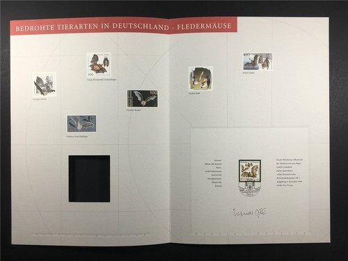 GERMANY ART-EDITION 1999/37 2086 TIERE FLEDERMAUS BATS BAT