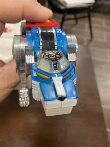 Voltron III Blue & Red Mighty Lion Robots Set W/Box Complete Matchbox 1984 - Imagen 12 de 22