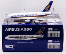 SQ Wings 1:200 Singapore Airlines AIRBUS A380 Diecast Aircraft Model 9V-SKB