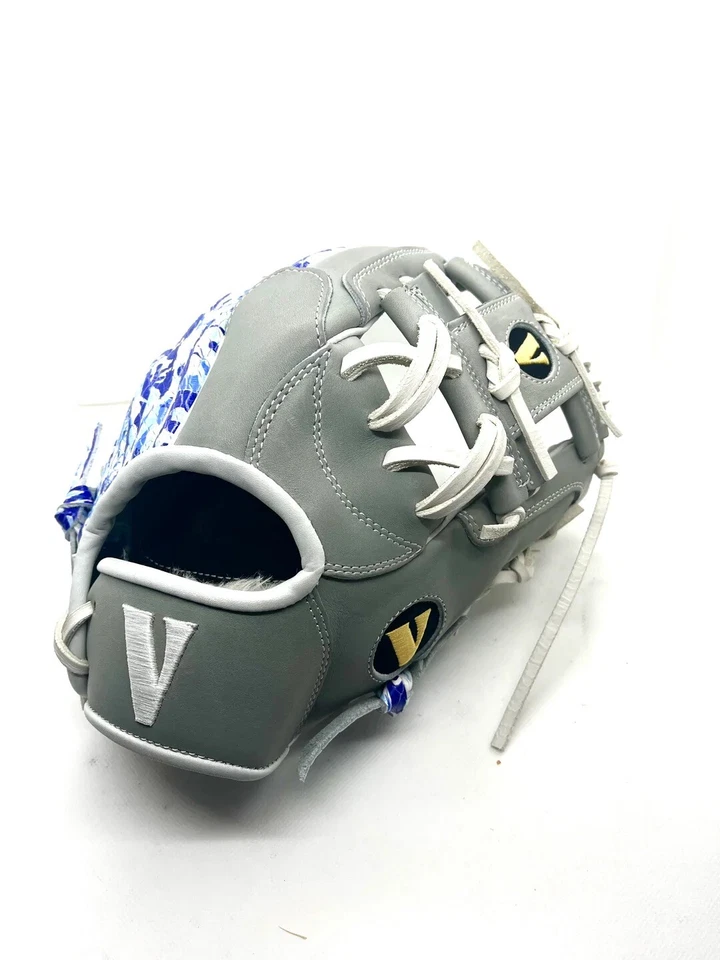 "Guante personalizado Vinci Optimus serie I-Web derecho 11,5"" pulgadas piel de serpiente azul" Foto 4 de 4