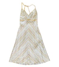 Waters and Waters Gorgeous Yellow Tea Length Formal Dress Size 12