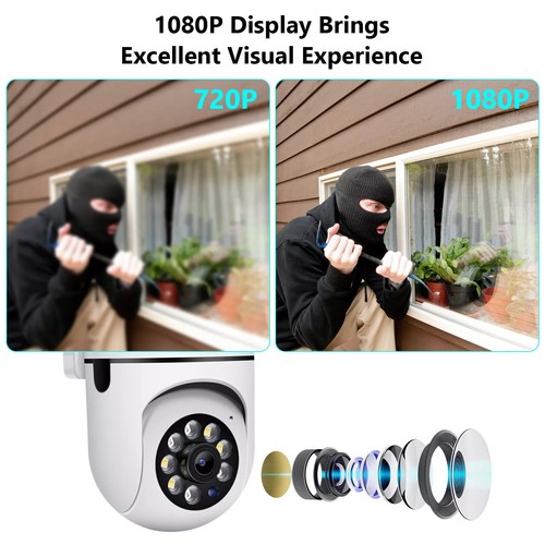 Security Camera System Outdoor Home 5G Wifi Night Vision Cam 1080P HD Wireless* - Picture 18 of 26