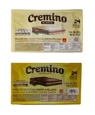 Cremino Nutresa Mexican White & Bicolor Cocoa Candy  24 Pieces