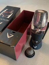 VINTURI Essential Wine Aerator, Stand ,Filter Screen, Cleaning Kit for Red Wine
