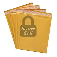 300 #2 8.5x12 Kraft Bubble Mailers Self Seal Padded Envelopes 8.5" x 12"