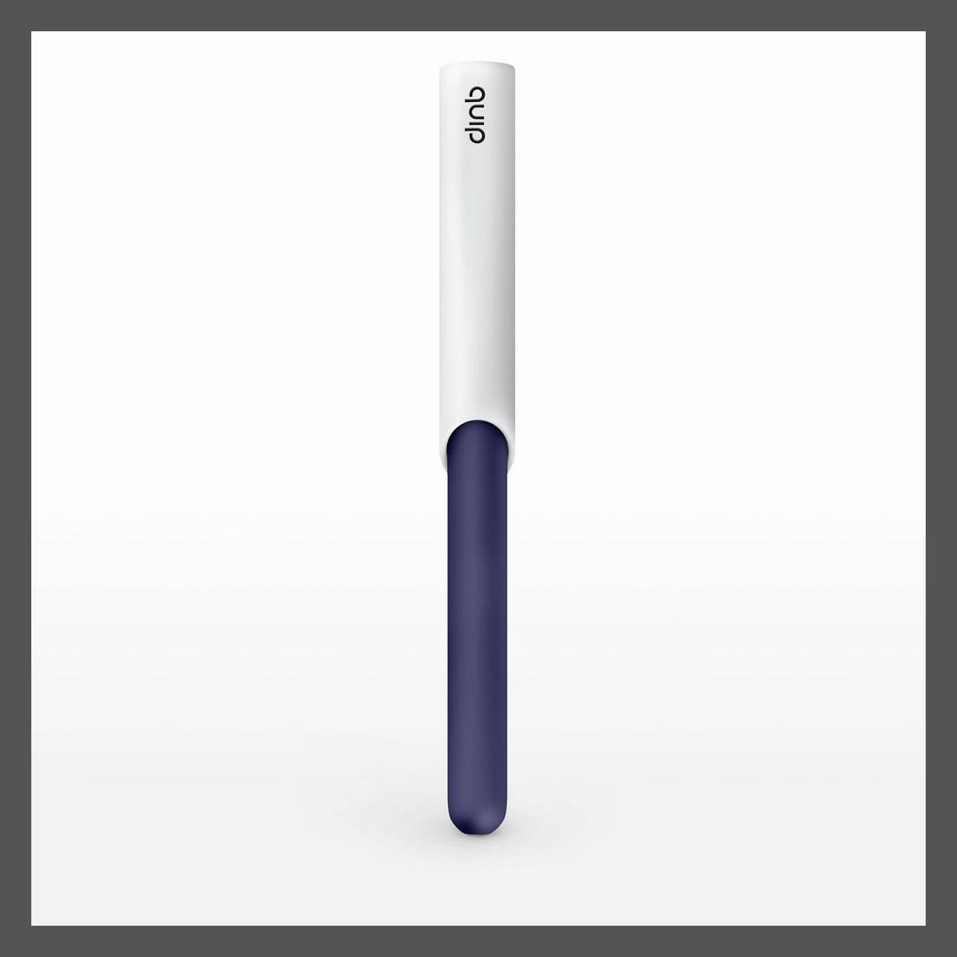 перезаряжаемая звуковая пластиковая электрическая зубная щетка quip с таймером и функцией перемещения