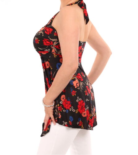 Just Blue - Neues bedrucktes Neckholder-Top - Bild 12 von 16