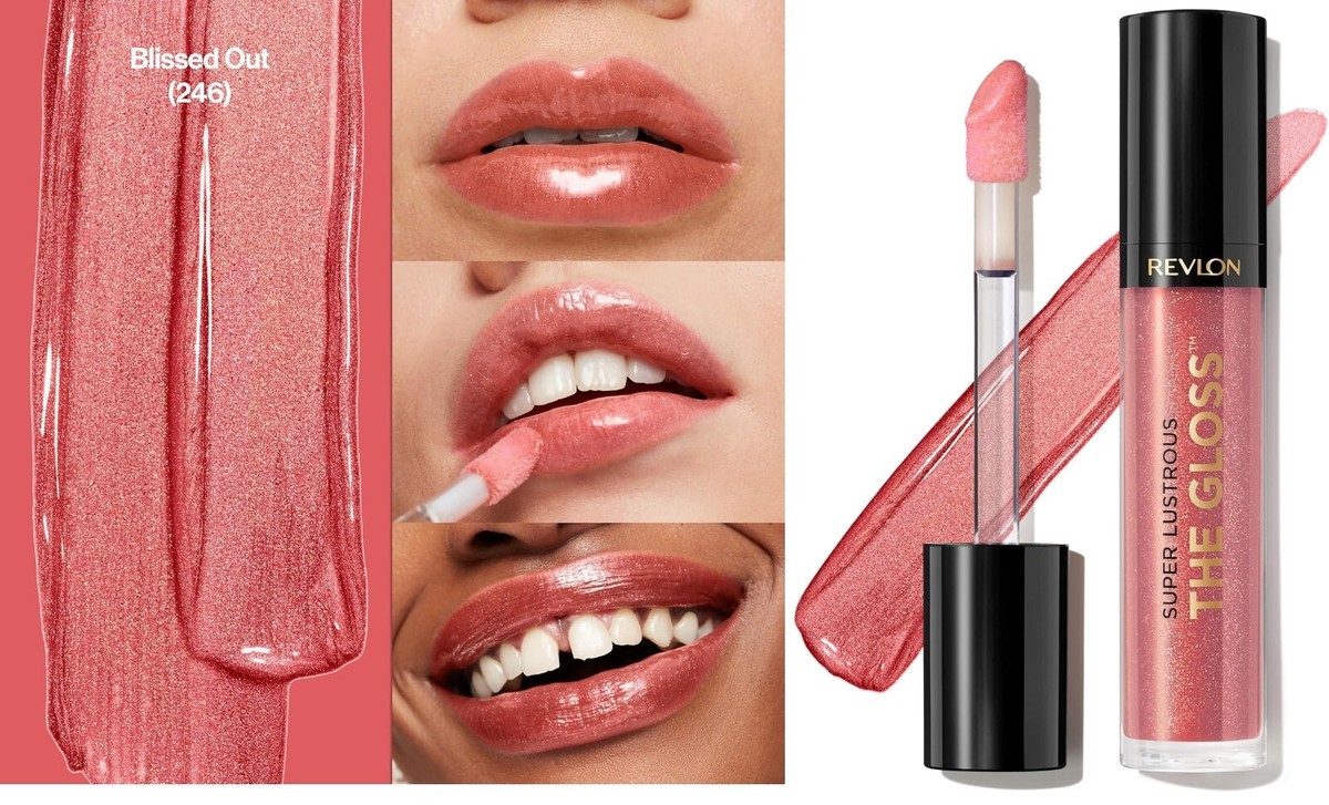 Revlon Super Lustrous Lip Gloss Rosy Future , Indulge In, Blissed