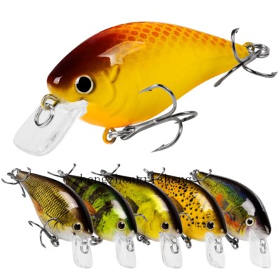 carp fishing lure 6PCS Topwater Crankbait Fishing Lures Wobblers Bait Bass Carp Tackle  7cm/13g