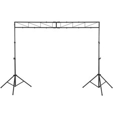 Portable Lighting Truss System w/2 Folding Tripods, 12 Mounting Points for Bands