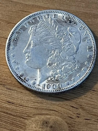 1900 Morgan Silver Dollar $1 Coin .900 Fine Silver Uncertified Ungraded US Coin
