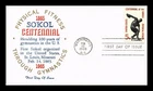 US COVER SOKOL CENTENNIAL PHYSICAL FITNESS FIRST DAY ISSUE SCOTT 1262