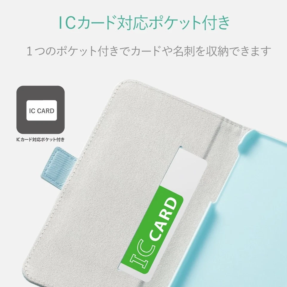 Funda de cuero estilo billetera estilo imán lateral cinta x cinta diseño 127 Elecom iPhone X Foto 4 de 4