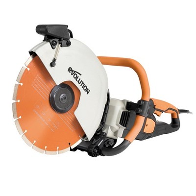 Electric Concrete Saw 14 Inch 20A Motor 5-1/8 Cut Depth Evolution R14DCT Auto
