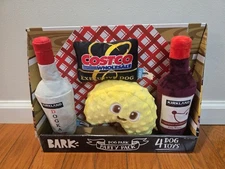 NEW Costco Executive Dog Park Party Pack Dog Toys by BarkBox Dogka & Fine Whine