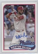 2024 Topps Update 1989 Topps Baseball Auto Weston Wilson #89B-WWI Auto 05k6