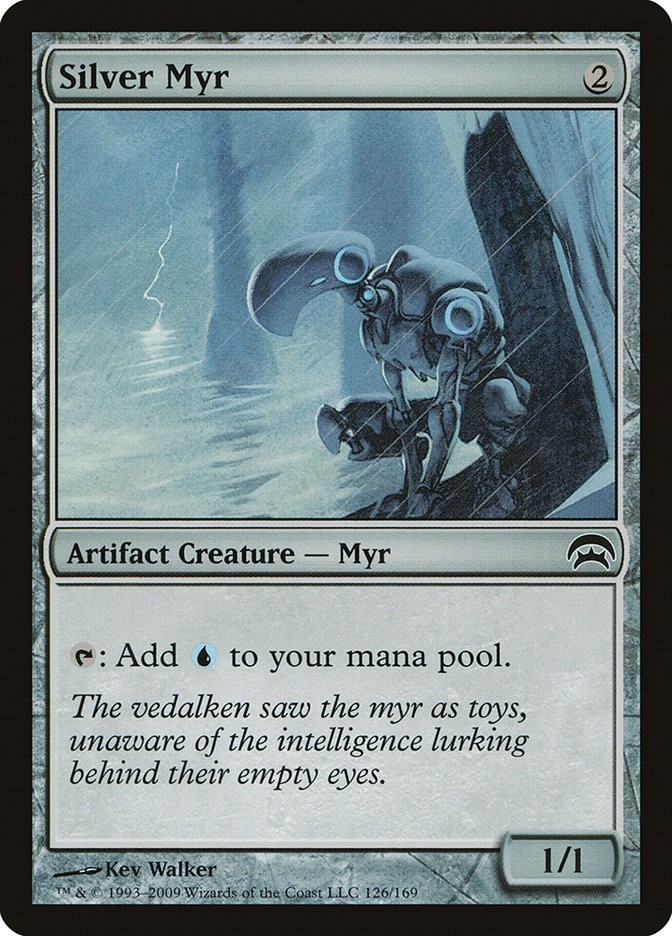 MTG Silver Myr - Planechase #126 - Common - Lightly Played