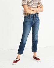 NWT MADEWELL- The Perfect Vintage Crop Jean in Clearview Wash Size 30