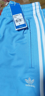 Adidas Adicolor Classics Originals Firebird Trainingshose Gr. S Hellblau Neu Ovp